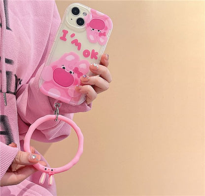 with Animal Phone Pad Hoop Lanyard Strap