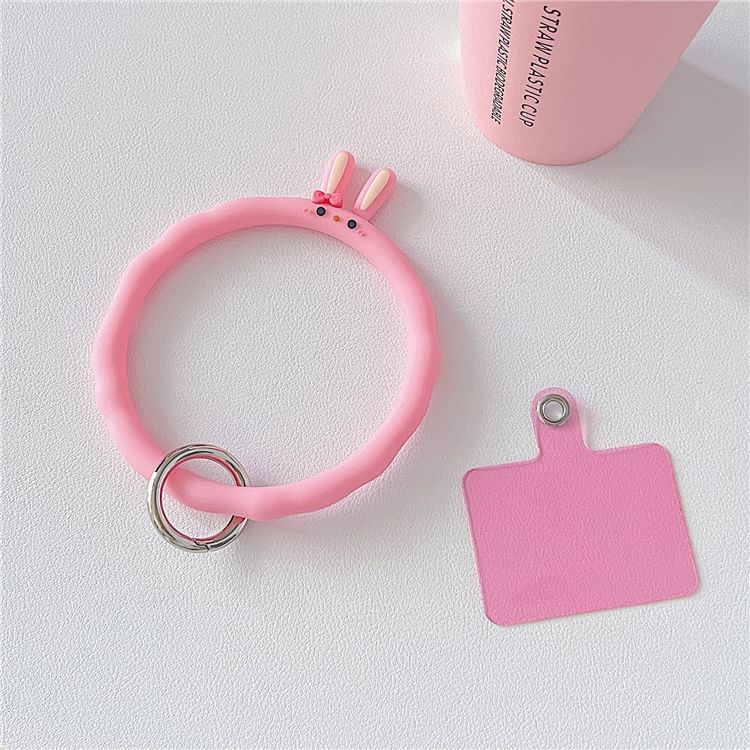 with Animal Phone Pad Hoop Lanyard Strap