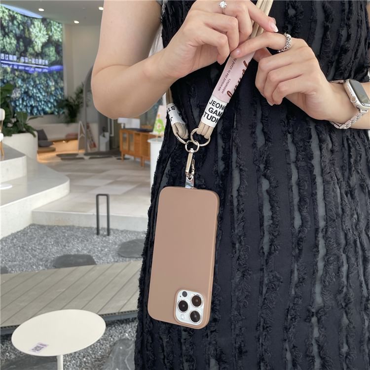 Lanyard Lettering Pad Phone with