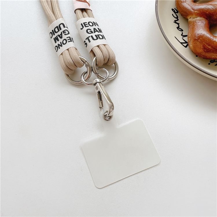 Lanyard Lettering Pad Phone with