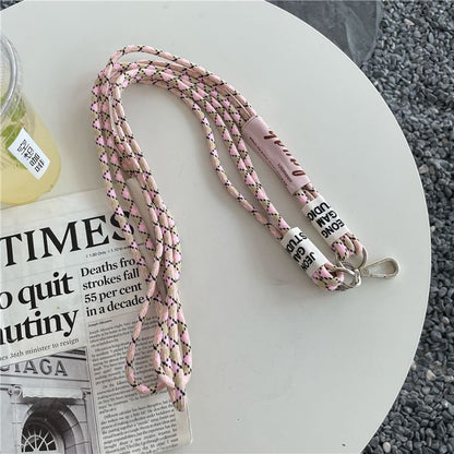 Lanyard Lettering Pad Phone with
