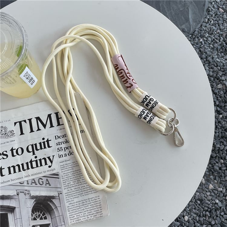 Lanyard Lettering Pad Phone with