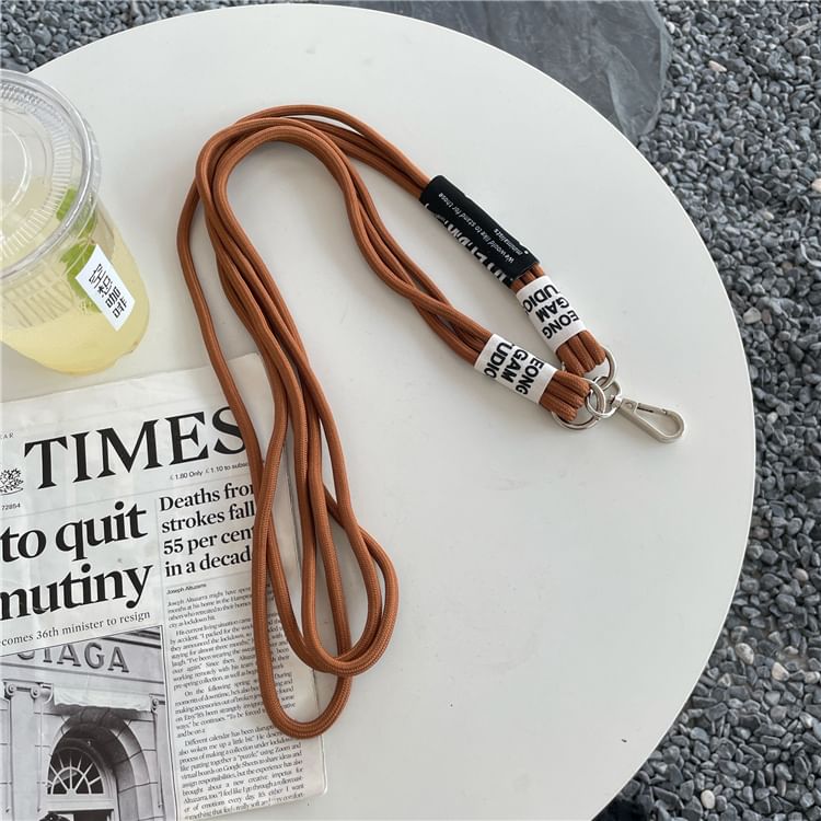 Lanyard Lettering Pad Phone with