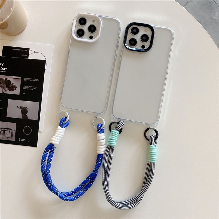 Case Transparent Phone Strap
