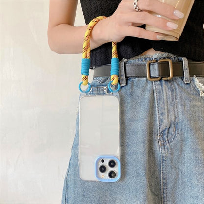 Case Transparent Phone Strap
