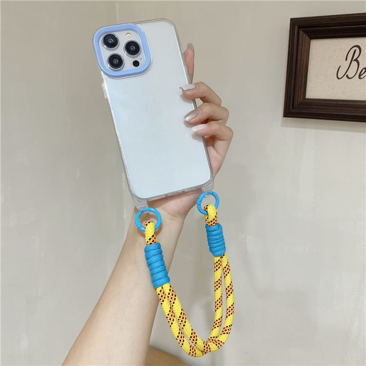 Case Transparent Phone Strap