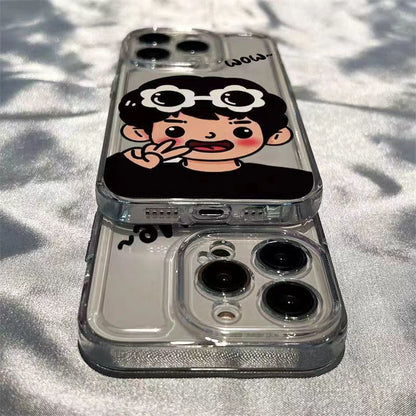 Case Phone Couple Cartoon Matching