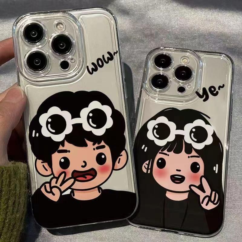 Case Phone Couple Cartoon Matching