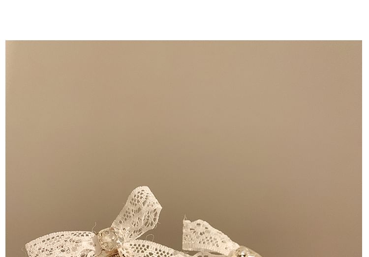 Clip Set Lace Bow / Hair