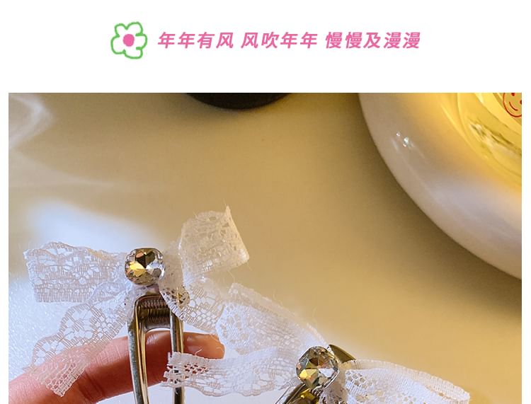 Clip Set Lace Bow / Hair