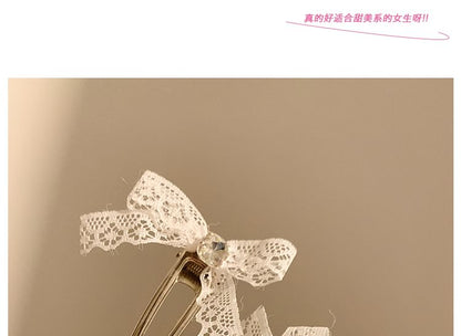 Clip Set Lace Bow / Hair