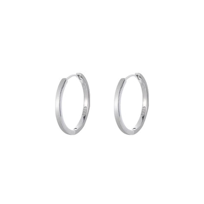Silver Earring Hoop Sterling