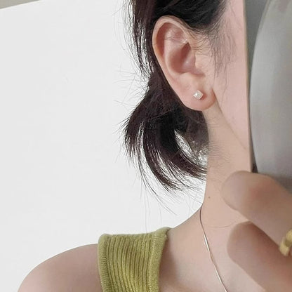 Ear Faux Pearl Stud