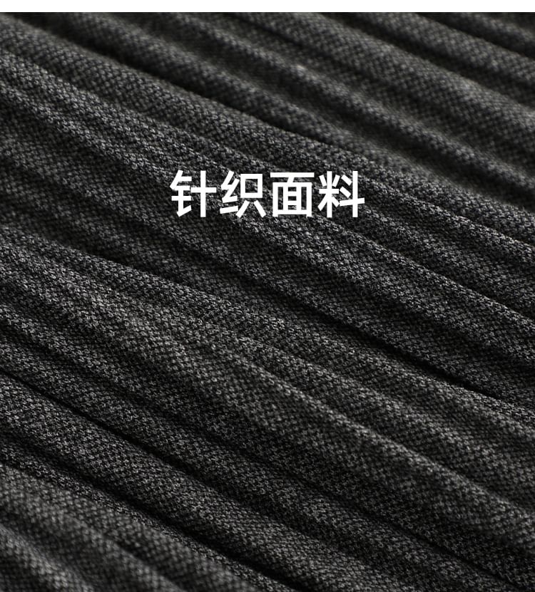 Mid Rise Plain Mini Pleated Skirt