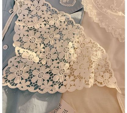 Designs) Lace Head Triangle (Various Scarf