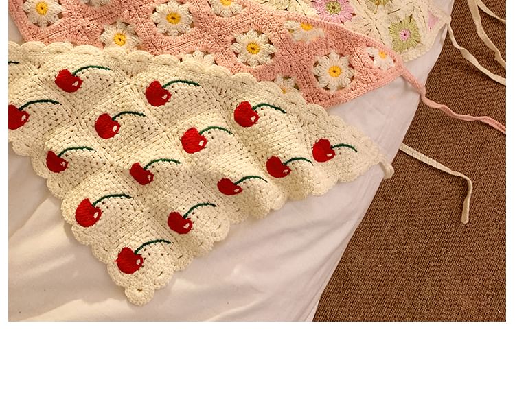 Scarf Head (Various Embroidered Triangle Designs)