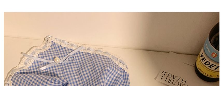 / Trim Scrunchie Set Print Headkerchief Lace