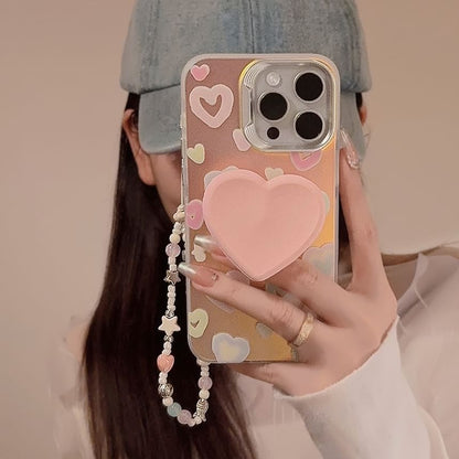 Heart Case Phone Holographic