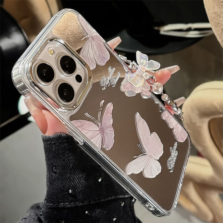Butterfly Phone Case Mirrored