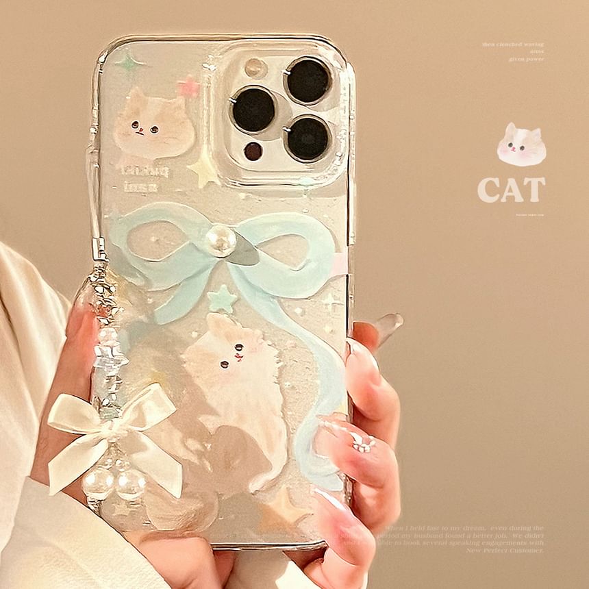 Phone Case Bow Cat