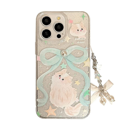 Phone Case Bow Cat