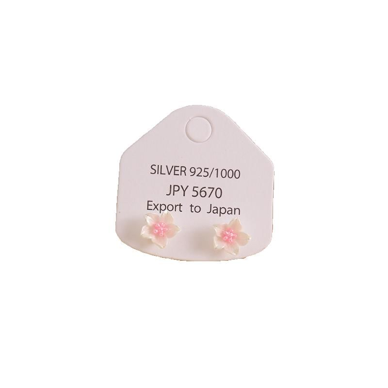 Stud Alloy Earring Floral