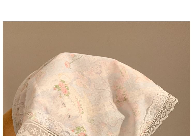 Designs) Trim Headband (Various Print Bandana Lace