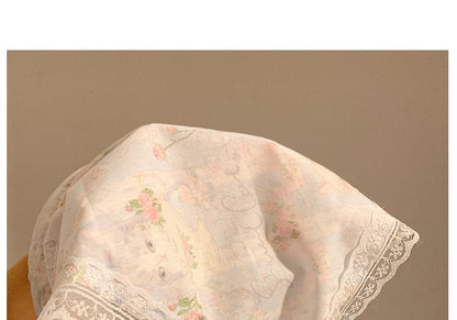 Designs) Trim Headband (Various Print Bandana Lace