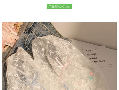 Headkerchief Lace Bow