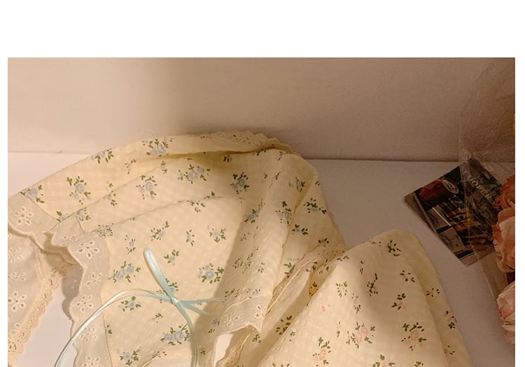 Lace Floral Designs) Trim Scrunchie / Bandana (Various