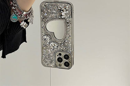 Phone Heart Set Case / Mirrored Strap
