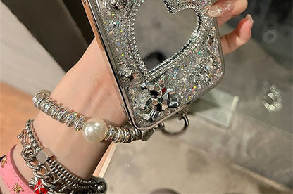 Phone Heart Set Case / Mirrored Strap