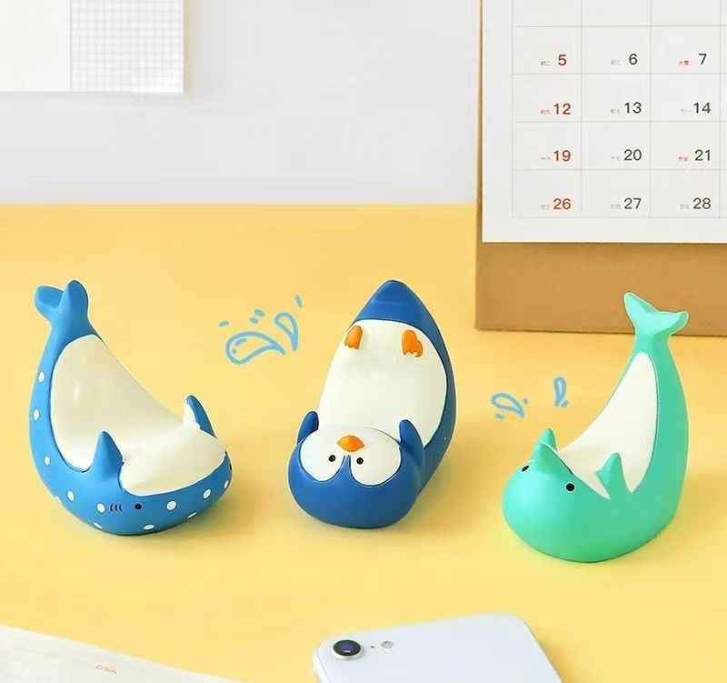 Dolphin Designs) Penguin Holder / Phone Shark (Various