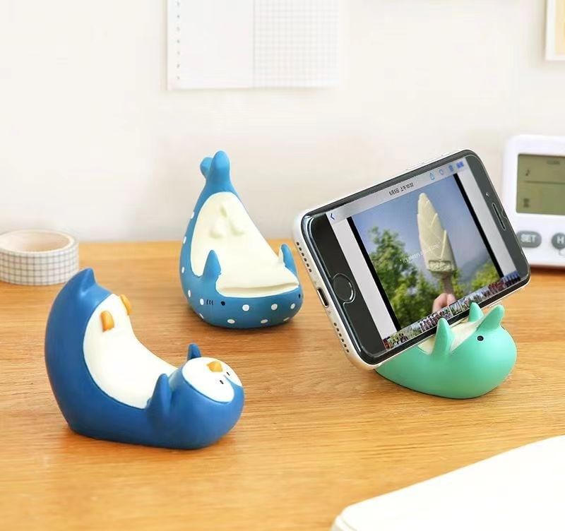 Dolphin Designs) Penguin Holder / Phone Shark (Various