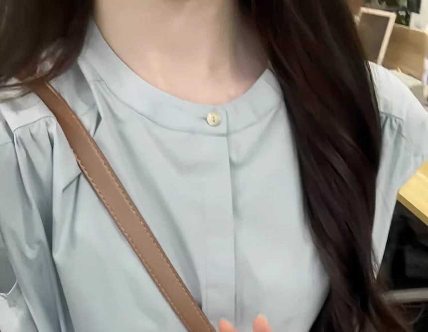 Sleeveless Plain Blouse / High Waist Maxi A-Line Skirt / Set