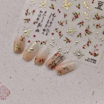 Frucht-Nagelkunst-Aufkleber (verschiedene Designs)