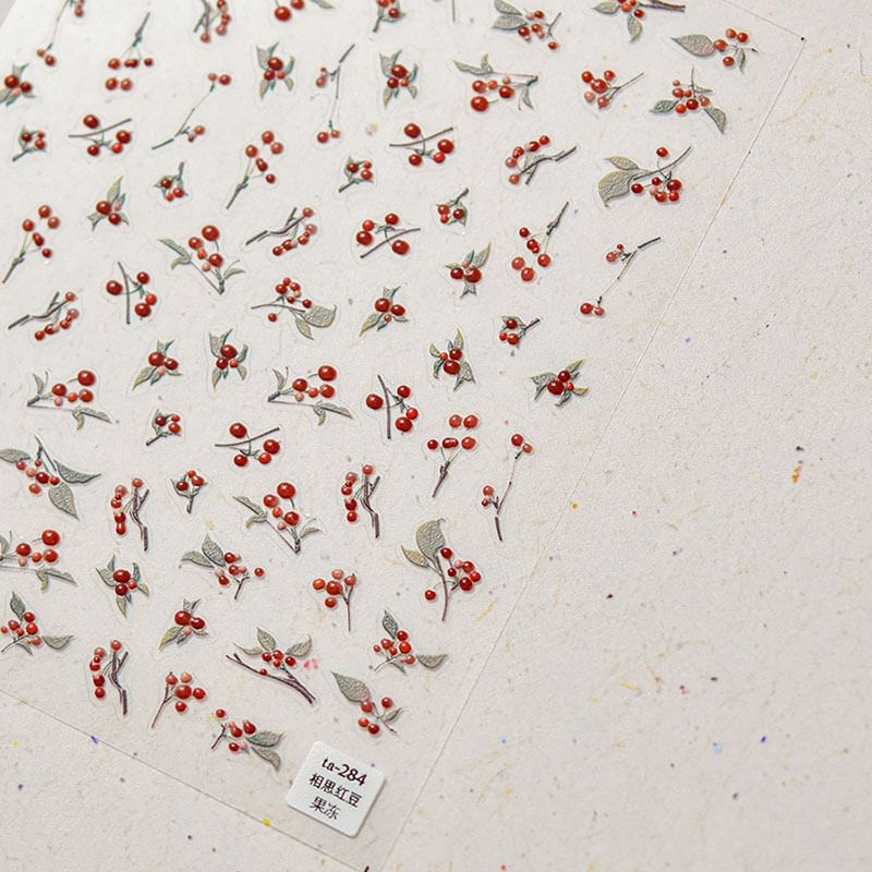 Frucht-Nagelkunst-Aufkleber (verschiedene Designs)