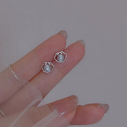 Earring Stone Stud Cat Eye