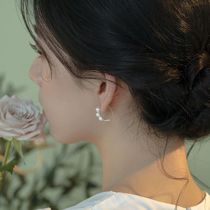Pearl Faux Earring Drop