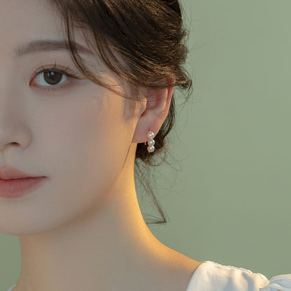 Pearl Faux Earring Drop