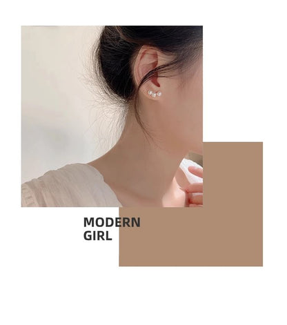 Pearl Stud Faux Earring