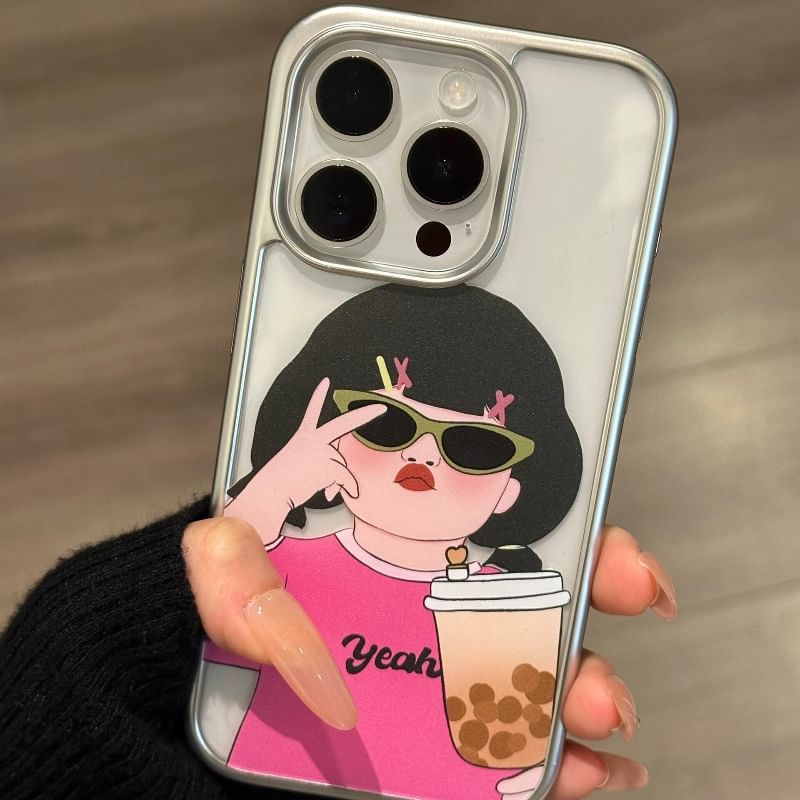 Girl Cartoon Case Phone