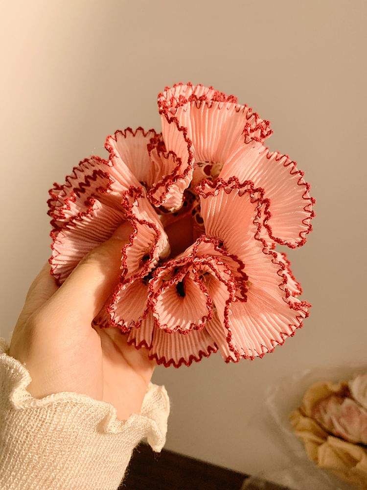 Accordion Fabric Scrunchie