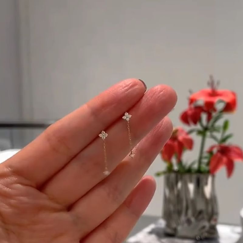 Drop Earring Floral