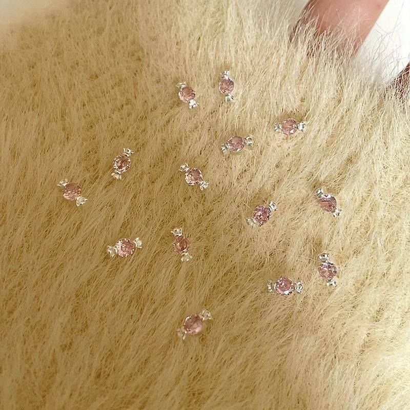 Rhinestone Stud Candy Ear
