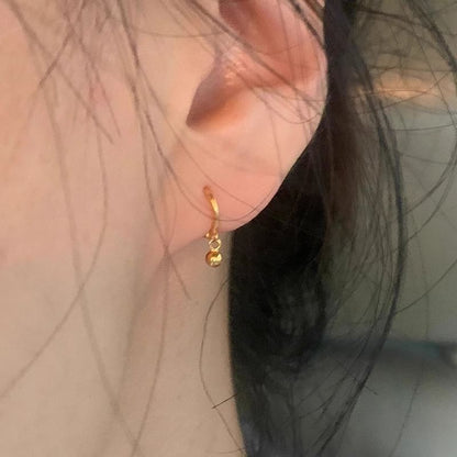 Earring Hoop Metallic