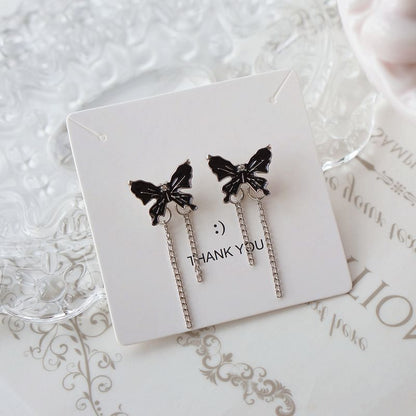 Drop / Earring Butterfly Enamel Clip On