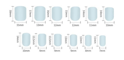 Einfacher Druck-auf-Zehennagel