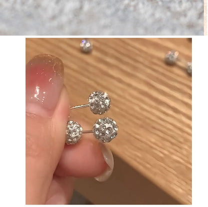 Rhinestone Ball Stud Earring