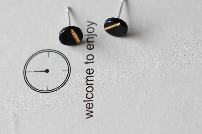 Disc Earring Stud